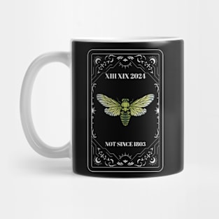 Cicadas Tarot Card XIII XIX 2024 Not Since 1803 Mug